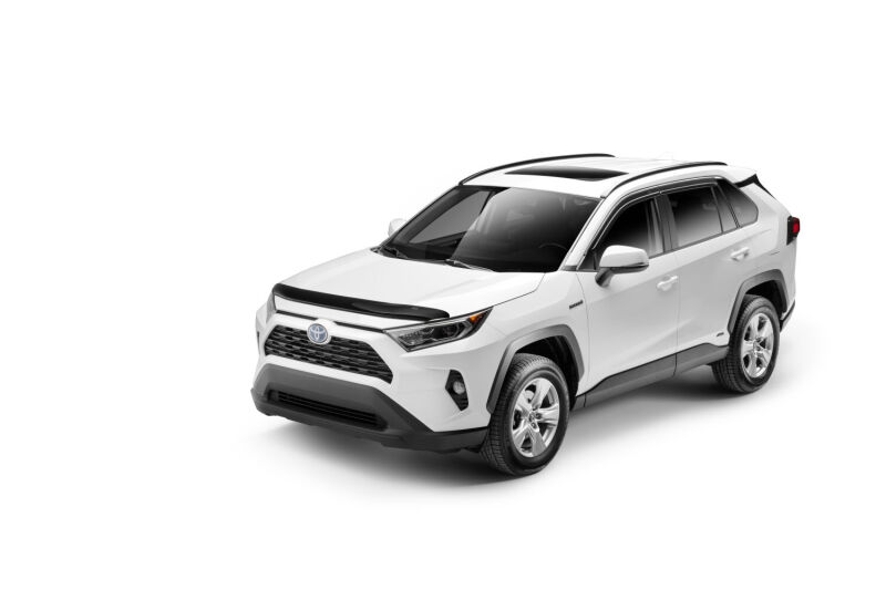 Toyota RAV4 Ventvisor - Husky Liners - Low Profile (4pc) - Smoke with Chrome Trim - `19-`24